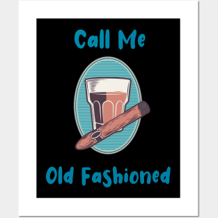 Call Me Old Fashioned Gin Vintage Posters and Art